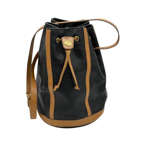 Dior Handbags - Vintage Christian Dior Black Leather Bucket Bag*Excellent condition
